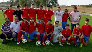 Lección de deportividad: el Falcesino cadete presta dos jugadores al Idoya y le dan la victoria con un gol a su rival
