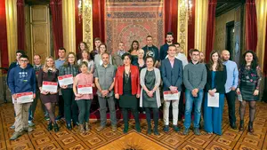 Los 29 estudiantes de Navarra que han recogido los Premios Extraordinarios de FP, Artes Plásticas y Diseño