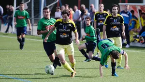 Partidazo entre gallitos de tercera división, Iruña y Cirbonero, en Tajonar