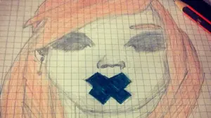 Este es el dibujo de una niña pamplonesa que destapó las violaciones que sufrió a diario cuando tenía 8 años