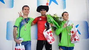 El marroquí Hicham Hafidi y la pamplonesa Marta Malón ganan el "36 Medio Maratón de Pamplona"