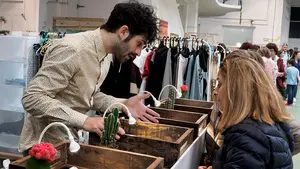 Un paseo por las propuestas de los diseñadores locales en la feria pamplonesa Âme&Art Market