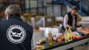 Lo que pesa la solidaridad navarra: el Banco de Alimentos recoge 284.000 kilos en su última campaña