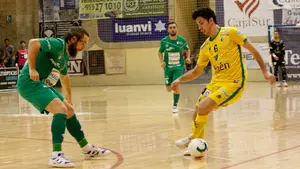 El Magna Gurpea se apunta a lo más difícil y elimina al Jaén FS en el partido de desempate a domicilio