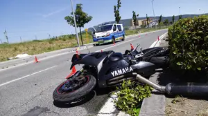 Fallece un joven de 26 años en Pamplona al accidentarse con la moto en la avenida de San Jorge