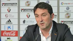 Braulio Vázquez, director deportivo de Osasuna: "Deberíamos estar entre los primeros y tenemos equipo para permanecer arriba"