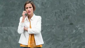 María Chivite asegura a las puertas del Congreso del PSOE que espera que la "tranquilidad" sea la tónica general