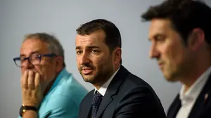 Diego Martínez y Braulio Vázquez, en medio del fuego cruzado por el poder en la junta directiva de Osasuna