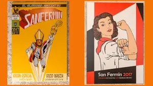 Los carteles de San Fermín que llegaron a la final: Condestable acoge una exposición con las 24 obras seleccionadas por el jurado