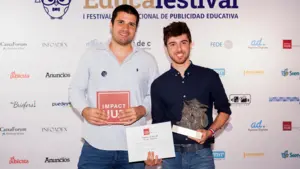 Un estudiante de la UPNA, galardonado con el Premio Joven Talento Individual por su campaña "Recreos Felices"