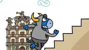 El anuncio de estos Sanfermines que ha empezado a emitir ya RTVE para anunciar que "ya falta menos"