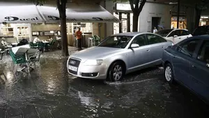 Del intenso calor a la tromba de agua: Navarra, en alerta por tormentas