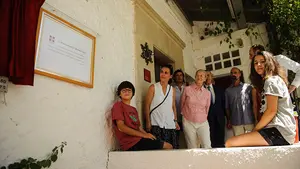 El recuerdo a Fernando Redón será permanente en la plaza de toros: la Meca inaugura una placa en homenaje al arquitecto