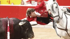 El rejoneador navarro, Pablo Hermoso de Mendoza, triunfa en México tras cortar una oreja 'zacateca'