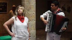 Las imágenes de la entrega del premio Festa a las pioneras de la música pamplonesa