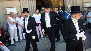 Asirón, satisfecho con estos Sanfermines: "Poco a poco se va devolviendo a estas fiestas el carácter espontáneo y popular"