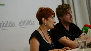 Las acusaciones de Bildu a Ayerdi: dicen que trata de "aprovechar el verano" para avanzar en el TAV y "negar el debate"