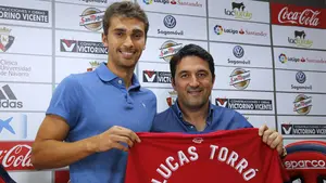 Lucas Torró es presentado como nuevo jugador de Osasuna: "Espero seguir creciendo personalmente y colectivamente"