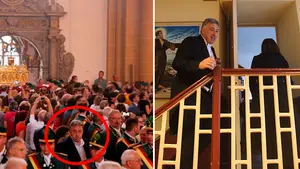 El alcalde Asirón participa en una misa en Paderborn tras 'plantar' a San Fermín en todos sus actos religiosos