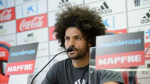 Aridane: "Hay que pensar en el Almería y sacar este partido para darle una alegría en Liga a la afición"