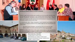 Los socialistas de Larraga, ajenos al PSN, se abstienen en el recuerdo a dos asesinados por ETA y se unen a Bildu