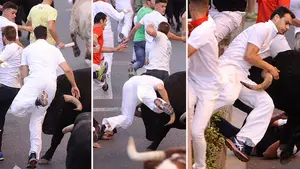 Cruchaga, atrapado por las astas de un Valdefresno en Tudela: el peor momento del exjugador de Osasuna