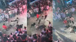 Las escalofriantes imagenes de la patada y paliza mortal a un joven italiano en una discoteca de Lloret de Mar