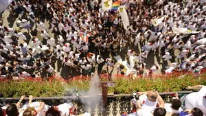 Anfas llena de color y jolgorio Tafalla con el inicio de sus fiestas: "Gracias por apostar por una sociedad inclusiva"