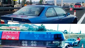 Un coche, a la velocidad del rayo por Navarra: detenido por tardar 30 minutos en recorrer cerca de 100 km