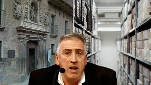 Asirón, el alcalde historiador de Pamplona, plantea cobrar 27 euros la hora a los vecinos que consulten el archivo municipal