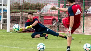 Diego Martínez espera un Osasuna todoterreno contra el León: "tiene que alcanzar unos parámetros óptimos en todos sus niveles"