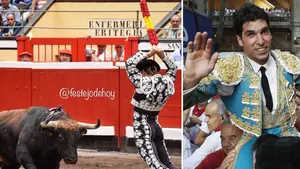 Cayetano no se achanta en Bilbao y manda a su cuadrilla poner banderillas con los colores de España