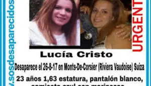 Hallan aturdida y herida a la joven española desaparecida en Suiza desde hace cuatro días