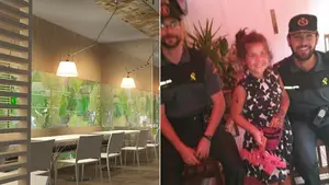 Una niña de 8 años se esconde de su familia en un restaurante cercano al que cenaban y pasa allí la noche