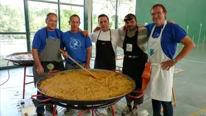 Murieta celebra la fiesta del río Ega con una gran paellada popular para todos los vecinos de Valdega