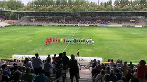 El Promesas tampoco arranca en la Segunda B: los rojillos han perdido por la mínima ante el Burgos en el Plantío