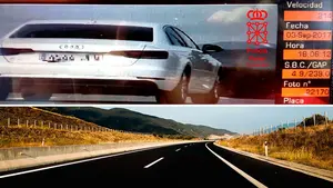Como un cohete por Tiebas: el radar caza a un conductor que circulaba a 214 km/hora por la autopista de Navarra