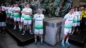 El Helvetia Anaitasuna se presenta arriesgando en el Monumento al Encierro