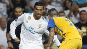 Cristiano reaparece en la Champions y el Real Madrid se impone al d&eacute;bil Apoel Nicosia en el Bernab&eacute;u