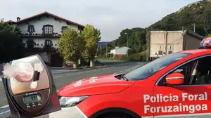 Multa de 1.600 euros y paralización del vehículo para un camionero que conducía drogado en Ultzama y con speed en el bolsillo