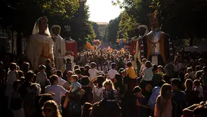 La comparsa de Gigantes y Cabezudos vuelve a las calles de Pamplona por un día: este es su recorrido