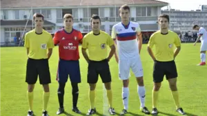 A la sexta: el filial de Osasuna ha conseguido la primera victoria de la temporada ante el Leioa en Tajonar