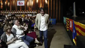 Urizar, junto a Asirón, se burla de las leyes en Pamplona: "La legalidad nunca puede obstaculizar la voluntad popular"