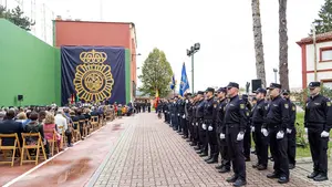El día de los Santos Ángeles Custodios: así ha celebrado la Policía Nacional la festividad de su patrón en Pamplona