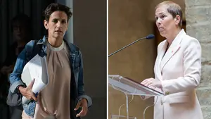 Chivite se planta ante el chantaje de Barkos con la ley de Policías: "Es falso que vayan a quedarse delitos sin atender"