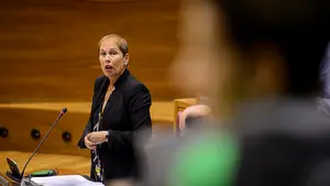 La presidenta Barkos asume la realidad: "Perder la ley de Policías es para mí una derrota"