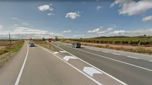Heridos en el hospital de Tudela un hombre y una mujer que han sufrido de madrugada un accidente en Alfaro