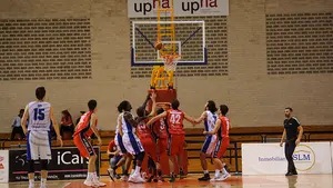 Presentación a lo grande del Basket Navarra en el pabellón de la Upna