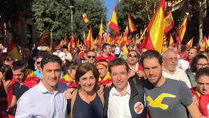 Navarra tambi&eacute;n clama por la unidad de Espa&ntilde;a en Barcelona: la presencia de la Comunidad foral en Catalu&ntilde;a