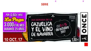 Un vecino de Pamplona gana 700.000 euros con un cupón de la ONCE vendido en la avenida de Pío XII